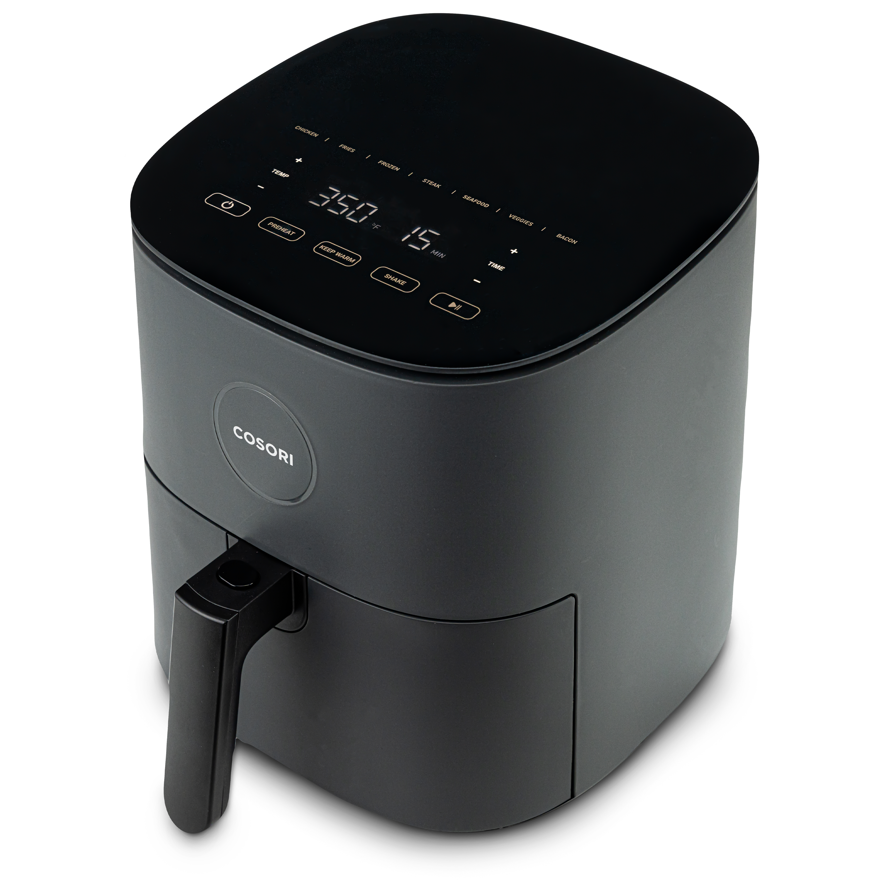 Cosori Pro LE top view showing digital display and presets