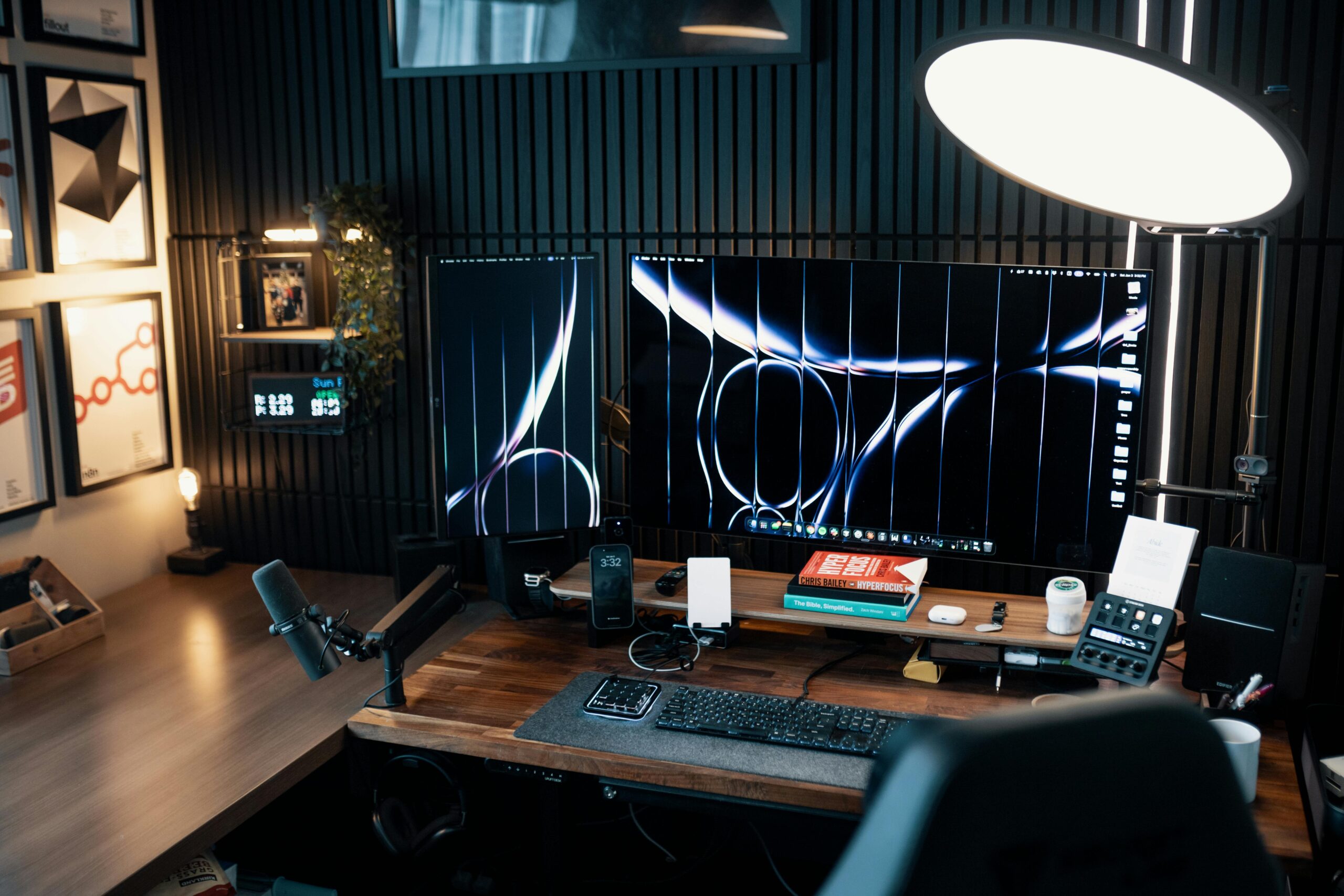Home office monitor lighting setup for monitor light bar comparison
