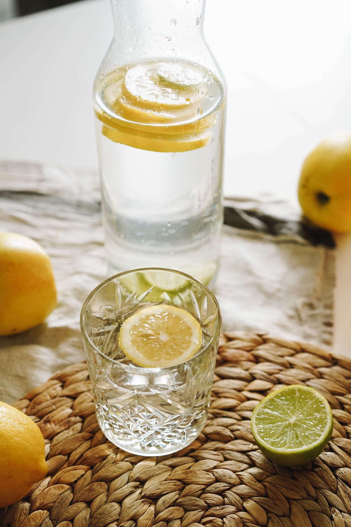 Lemon water kitchen beverage context for SodaStream buying advice