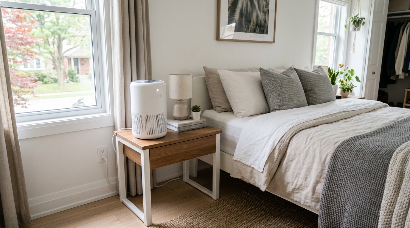 Levoit Compact bedroom option use case or feature close-up