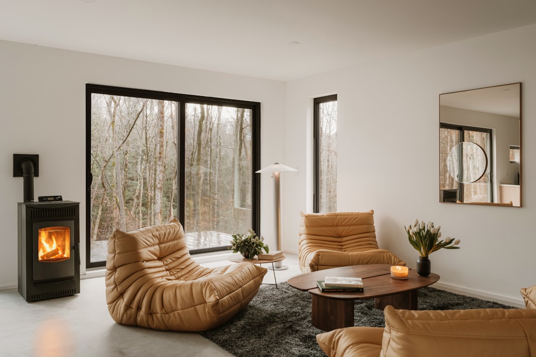 Open-plan living room showing why humidifier coverage depends on room layout